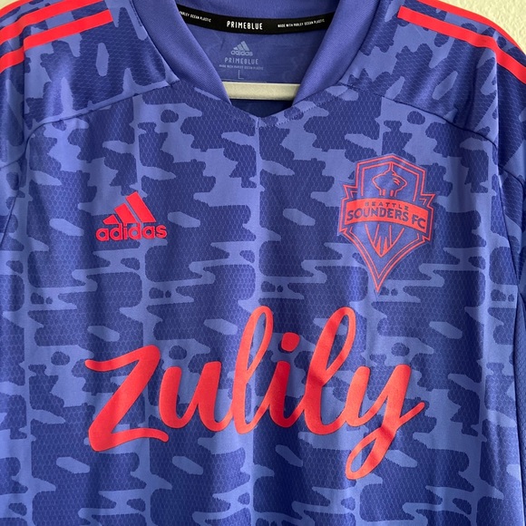 NWT 2022 Seattle Sounders Prime Blue Jersey - Picture 2 of 6